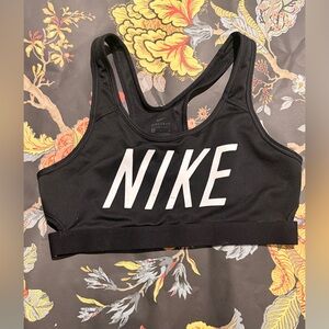 Nike Black and White Sports Bra